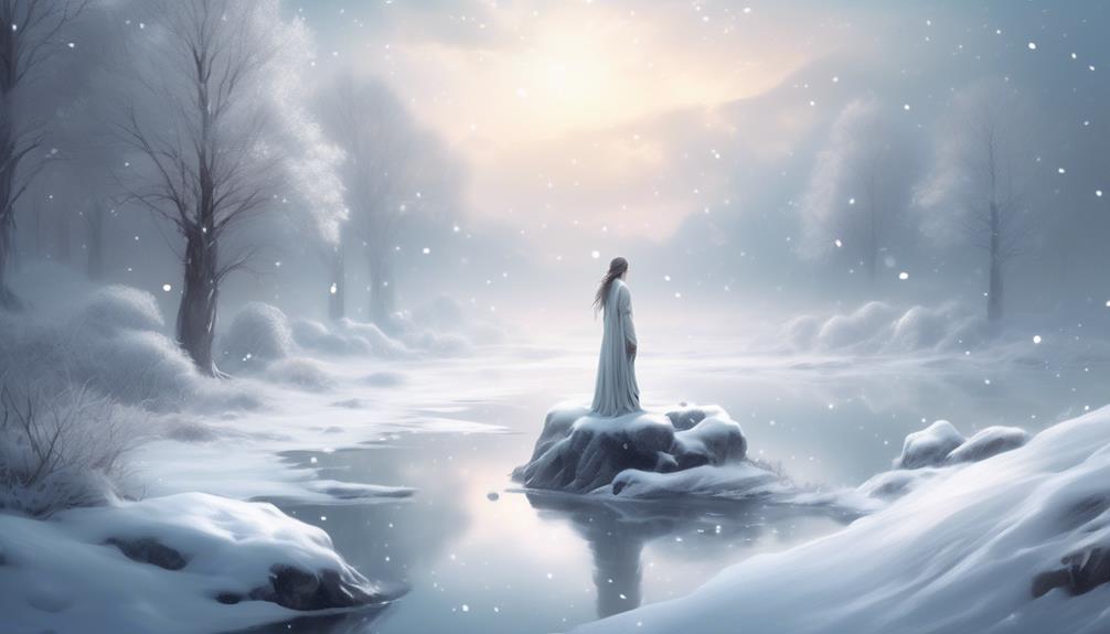 Dream of a Gentle Snowfall: Quietude's Embrace