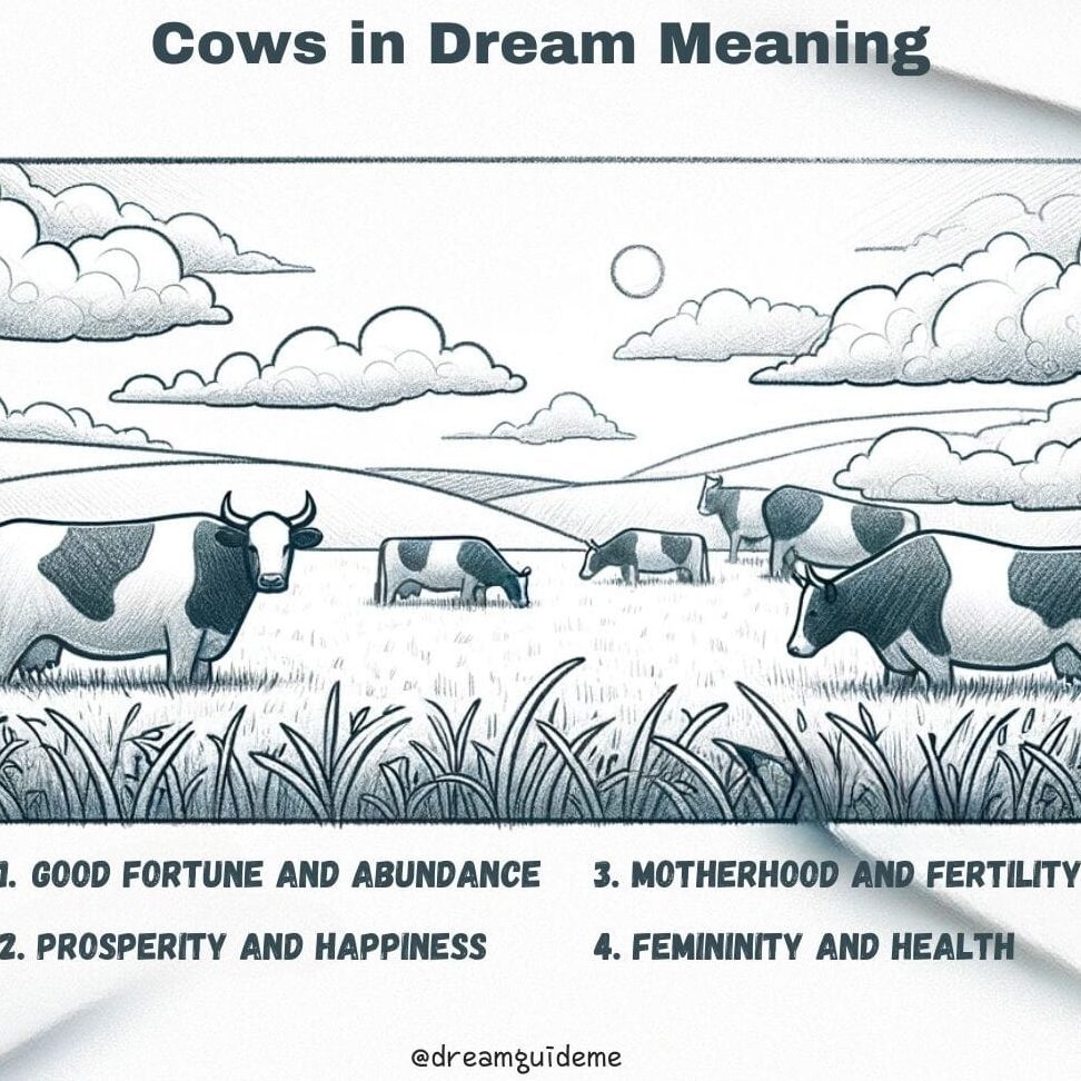 Корови уві сні Значення & символізм